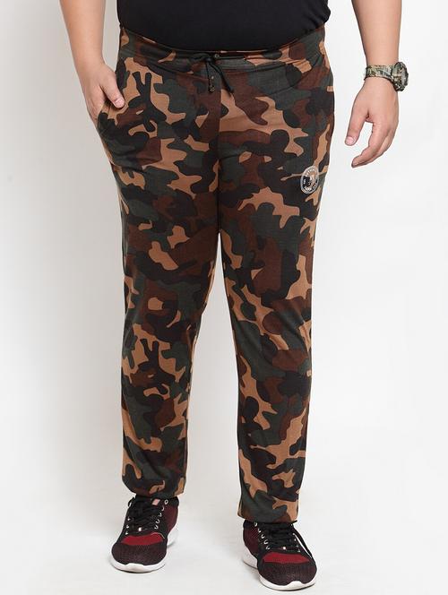 men mid rise full length track pant - 20723989 - Very Small Image - 1