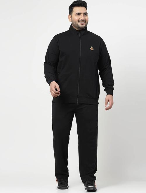 men zipper fleece full length track suit - 20724106 - Very Small Image - 1