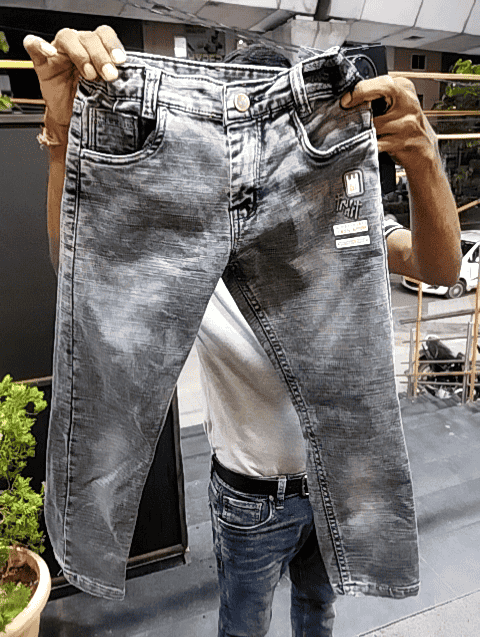 dark grey pc knitted denim jean - 20724192 - Very Small Image - 1