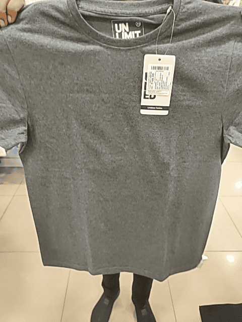 anthra melange single jersey tshirt - 20724344 - Very Small Image - 1