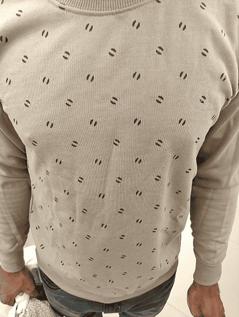 khaki spun fleece sweatshirt - 20724556 - Very Small Image - 1