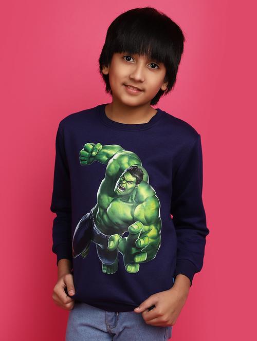 boys round neck graphic regular sweatshirt - 20724683 - Very Small Image - 1