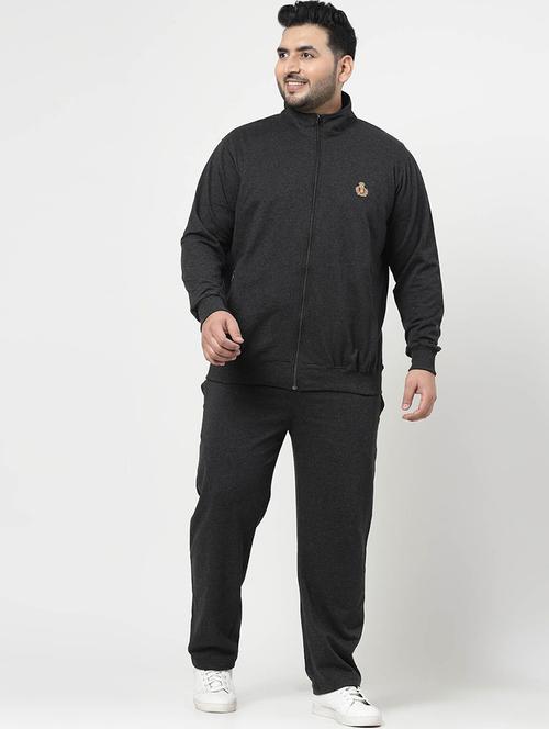 men zipper fleece full length track suit - 20727446 - Very Small Image - 1