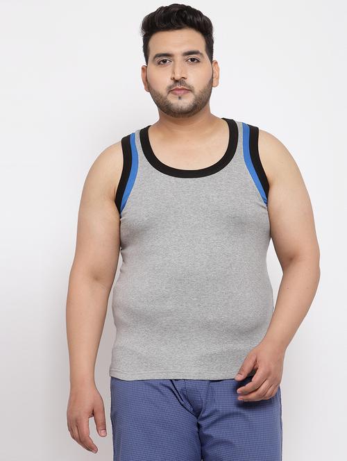 men cotton sleeveless vest - 20727455 - Very Small Image - 1