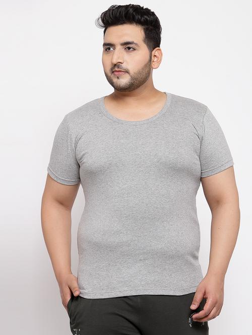 men cotton half sleeve vest - 20727466 - Very Small Image - 1