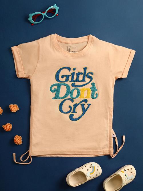 kids front print short sleeve tee - 20727616 - Very Small Image - 1