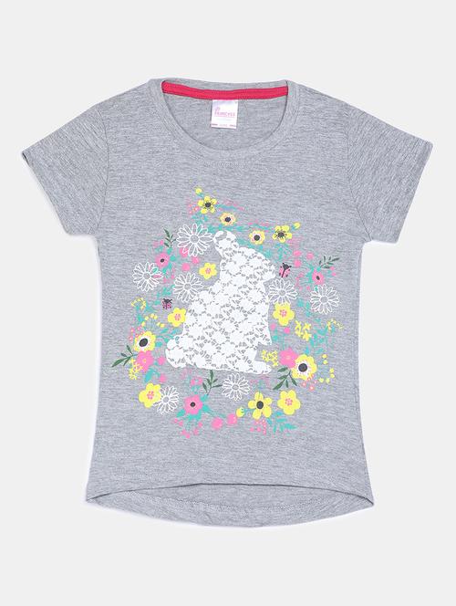 kids front print short sleeve tee - 20727620 - Very Small Image - 1