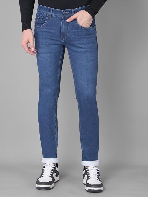 mens skinny fit plain jeans - 20727634 - Very Small Image - 1