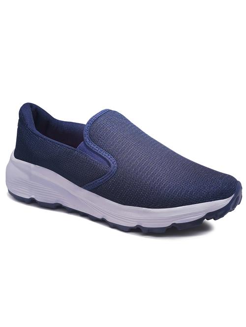 men navy blue slip on sports shoes - 20728400 - Very Small Image - 1