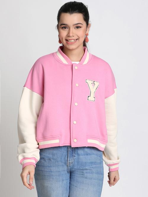 girls color block long sleeve jacket - 20728481 - Very Small Image - 1
