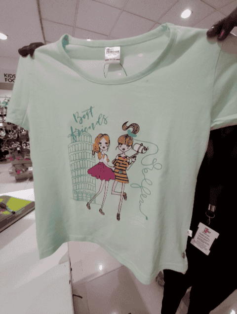 light green cotton single jersey tshirt - 20729184 - Very Small Image - 1