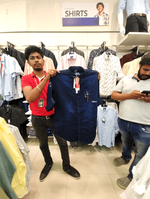 assorted denim casual shirt - 20729283 - Very Small Image - 1