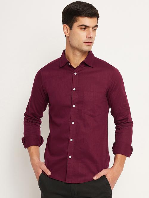 men self design cotton casual shirt - 20730422 - Very Small Image - 1