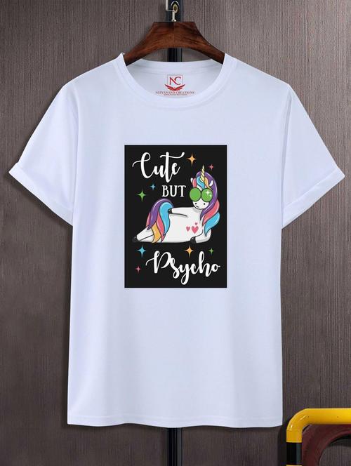 round neck chest printed t-shirt - 20738553 - Very Small Image - 1