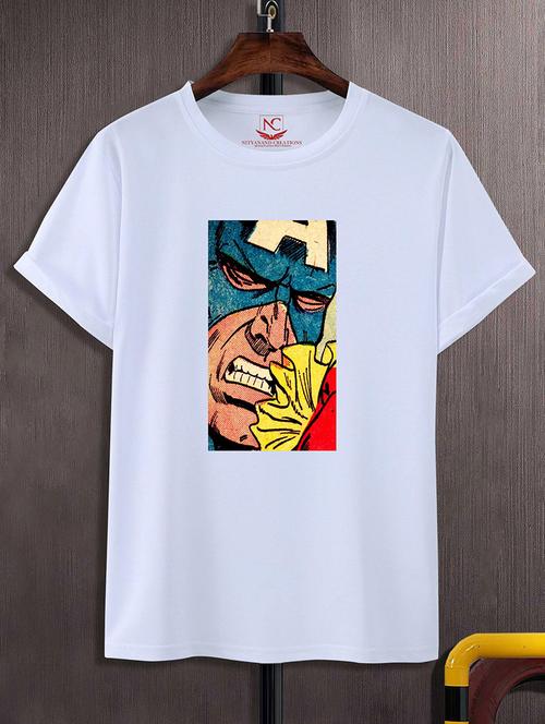 white polyester regular t-shirt - 20738821 - Very Small Image - 1
