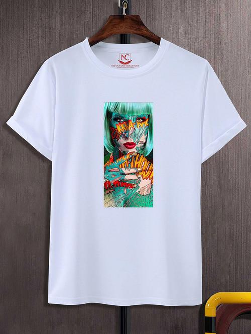 white polyester regular t-shirt - 20738917 - Very Small Image - 1