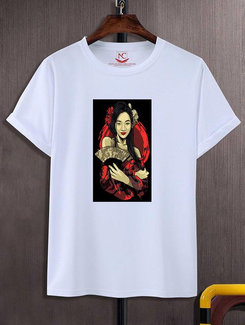 white polyester regular t-shirt - 20738929 - Very Small Image - 1