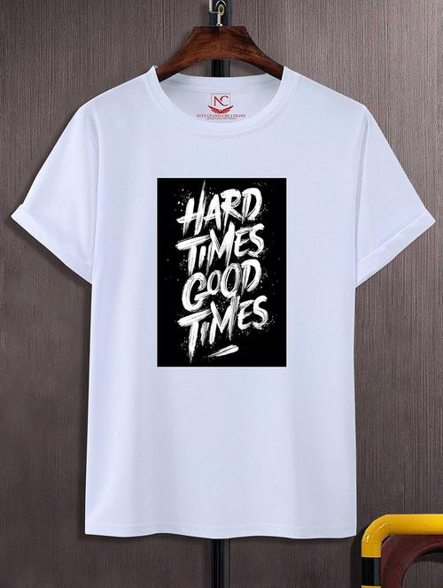 unisex typographic printed regular t-shirt - 20739217 - Very Small Image - 1