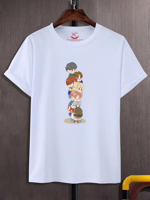 white polyester regular t-shirt - 20739267 - Very Small Image - 1