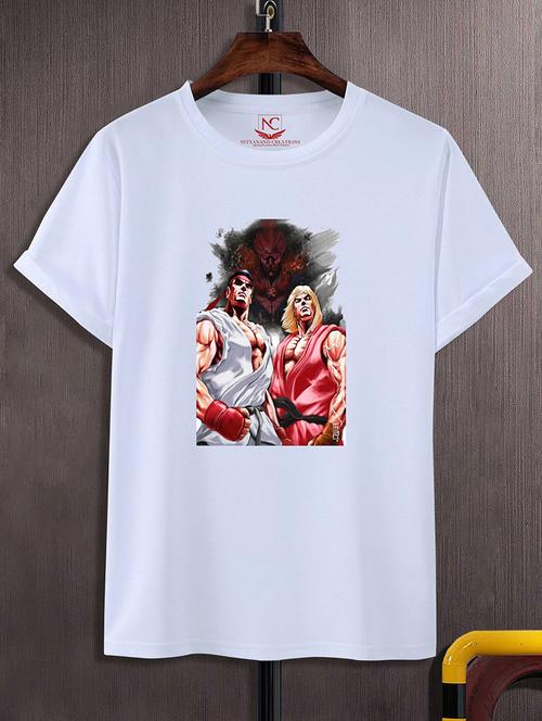 white polyester regular t-shirt - 20739925 - Very Small Image - 1