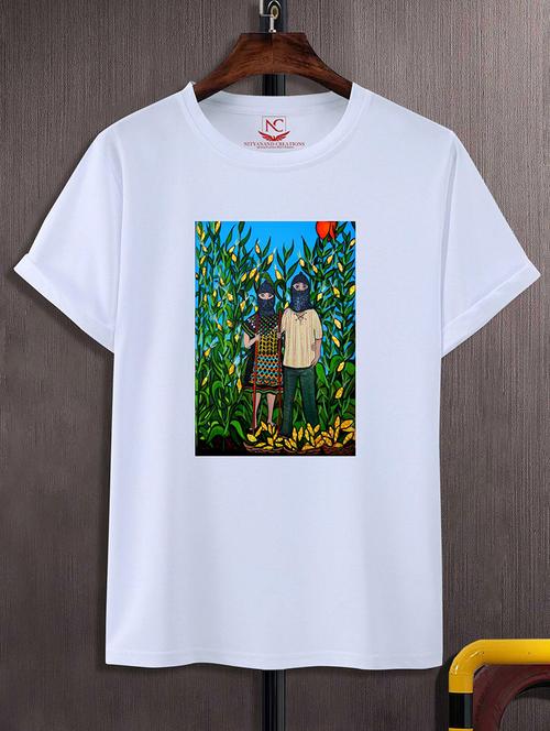 unisex graphic printed regular t-shirt - 20741603 - Very Small Image - 1