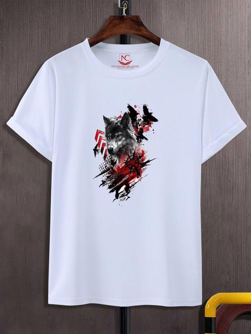 white polyester regular t-shirt - 20741972 - Very Small Image - 1