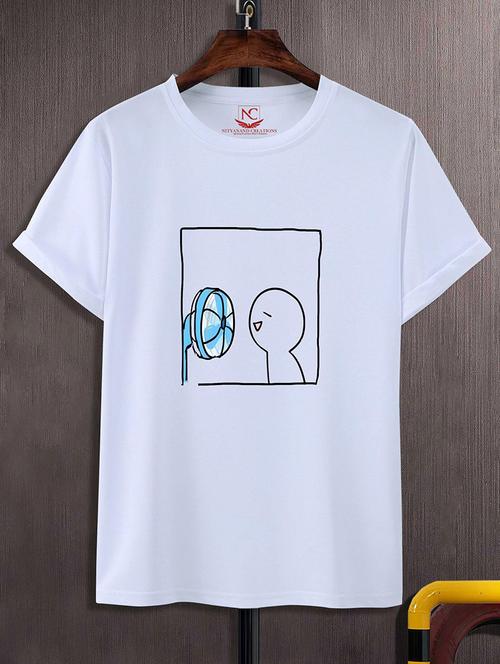 white polyester regular t-shirt - 20742301 - Very Small Image - 1