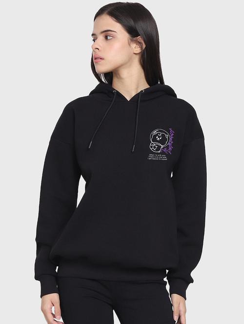 black wool sweatshirt - 20743016 - Very Small Image - 1