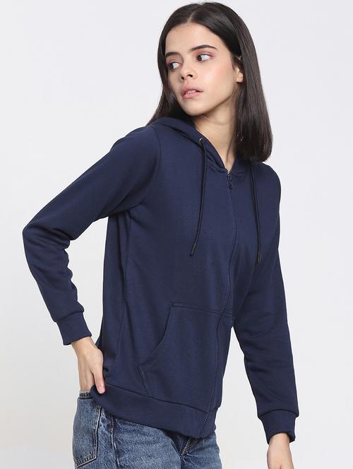 navy blue wool regular sweatshirt - 20743106 - Very Small Image - 1