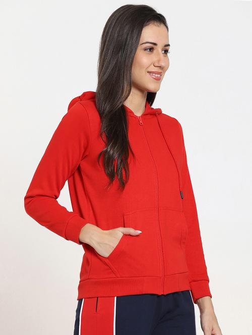 red wool plain sweatshirt - 20743107 - Very Small Image - 1