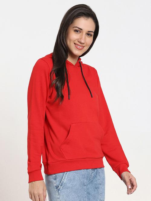 red wool plain sweatshirt - 20743110 - Very Small Image - 1