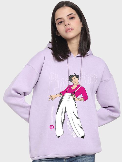 lavender wool regular sweatshirt - 20743127 - Very Small Image - 1