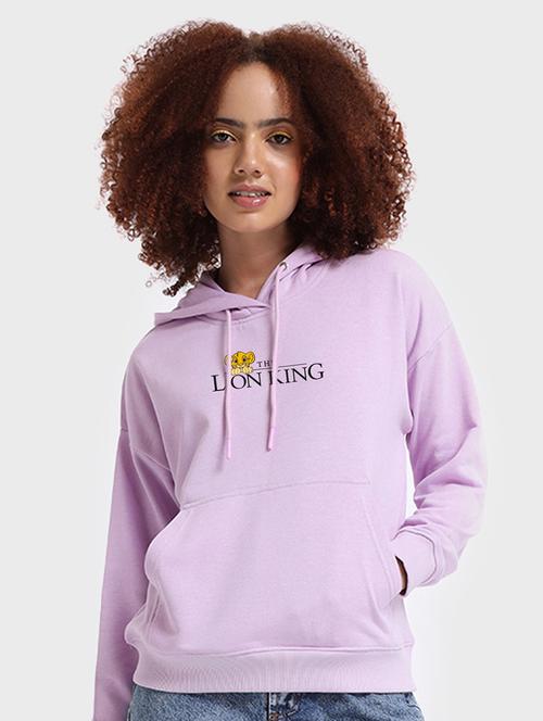 lavender wool regular sweatshirt - 20743128 - Very Small Image - 1