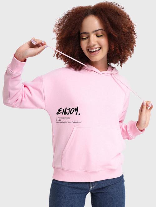 pink wool placement print sweatshirt - 20743182 - Very Small Image - 1