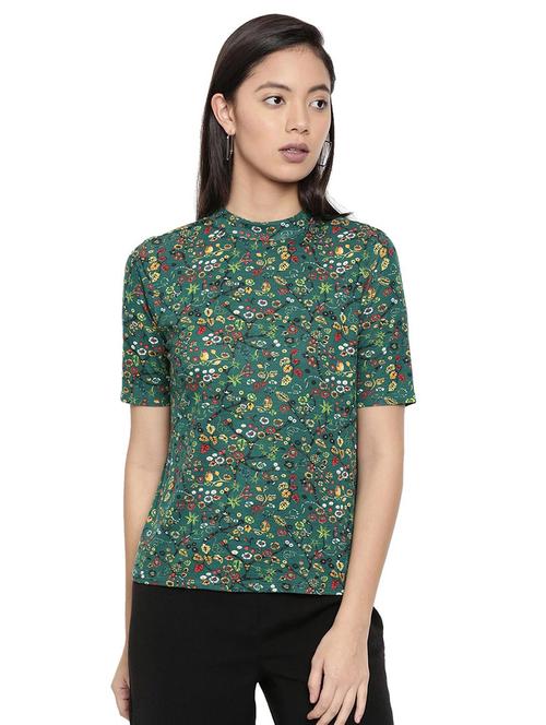 women green printed regular top - 20743776 - Very Small Image - 1