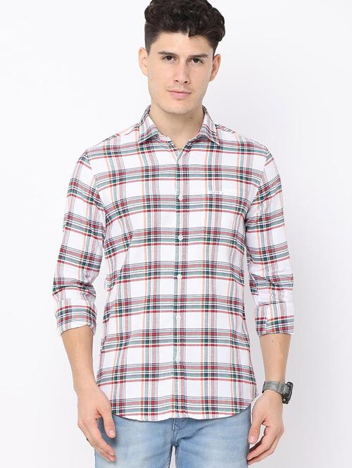 men checkered cotton casual shirt - 20744481 - Very Small Image - 1