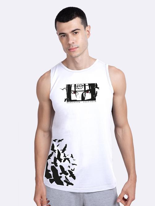man printed sleeveless vest - 20744655 - Very Small Image - 1