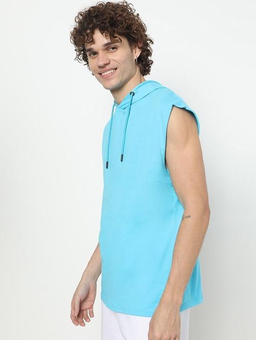 man solids sleeveless vest - 20744740 - Very Small Image - 1