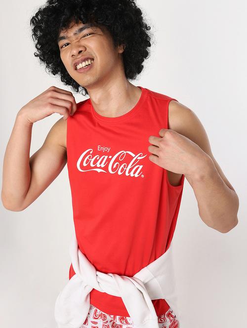 man typographic sleeveless vest - 20744753 - Very Small Image - 1
