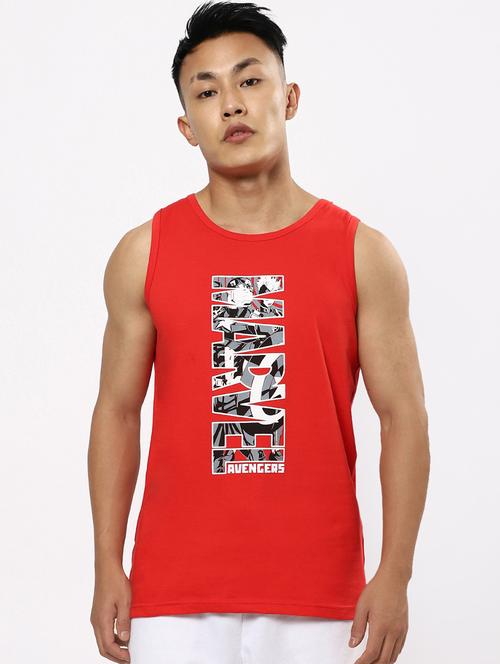 man typographic sleeveless vest - 20744761 - Very Small Image - 1