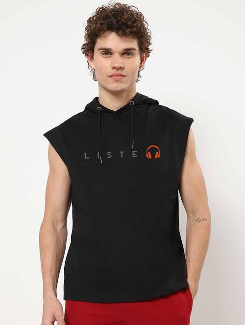 man typographic sleeveless vest - 20744810 - Very Small Image - 1