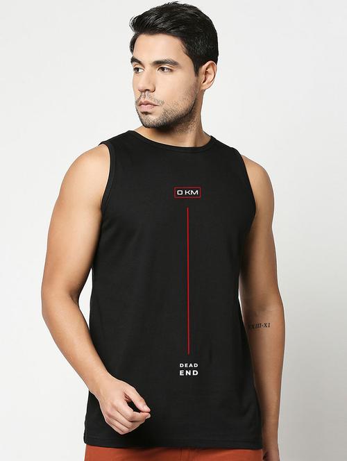man printed sleeveless vest - 20744838 - Very Small Image - 1
