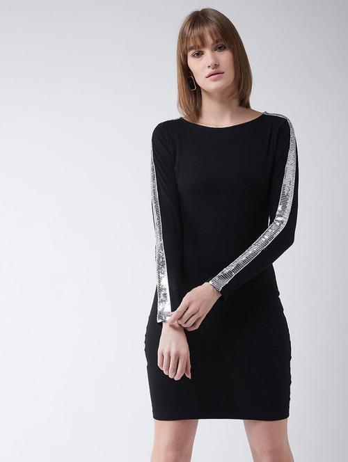 women black embellished bodycon dress - 20744849 - Very Small Image - 1