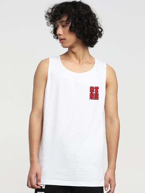 man printed sleeveless vest - 20744917 - Very Small Image - 1