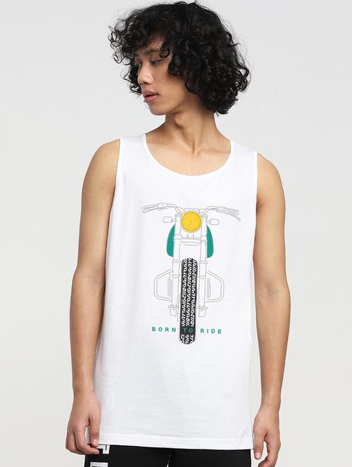 man printed sleeveless vest - 20744994 - Very Small Image - 1