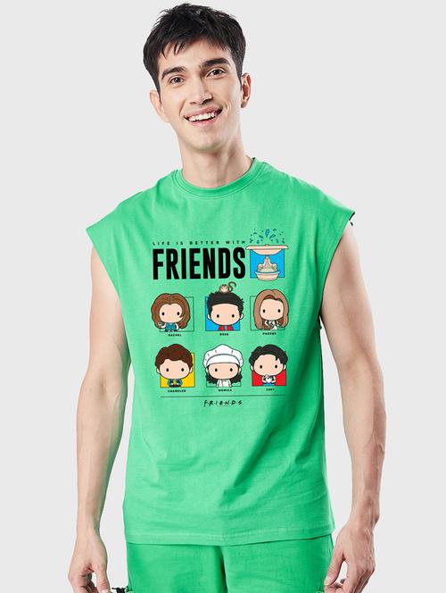man graphic sleeveless vest - 20745051 - Very Small Image - 1