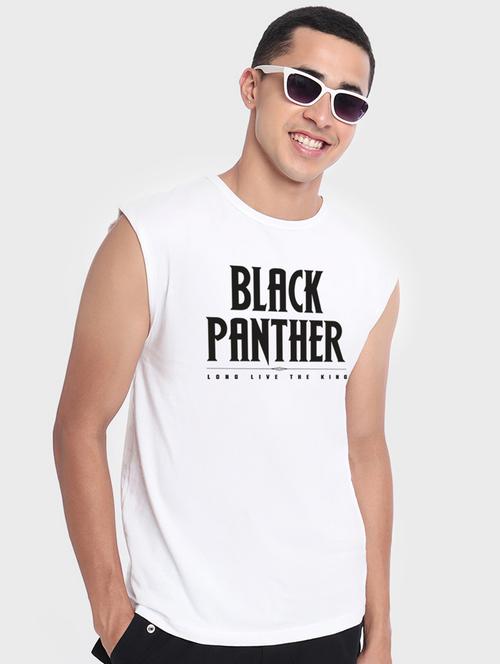 man typographic sleeveless vest - 20745239 - Very Small Image - 1