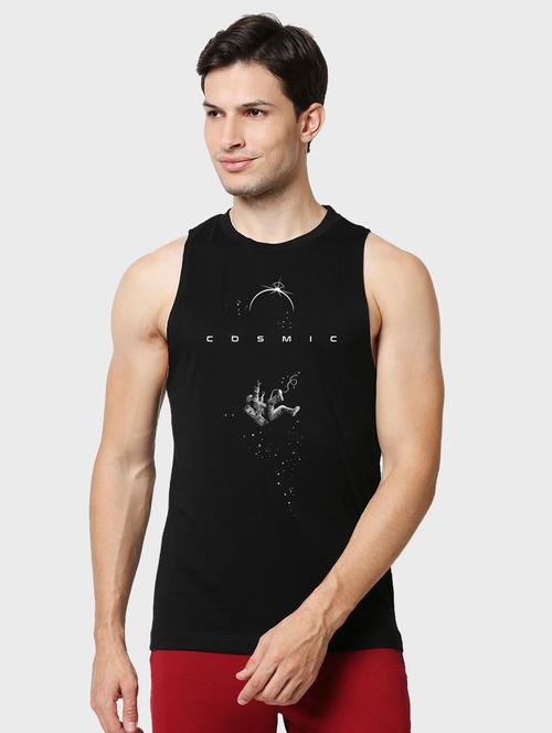 man printed sleeveless vest - 20745252 - Very Small Image - 1