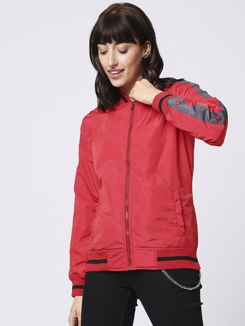 red taped detailed zipper jacket - 20745389 - Very Small Image - 1
