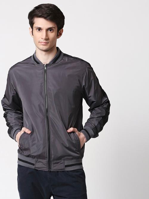 men solid long sleeve jacket - 20745627 - Very Small Image - 1